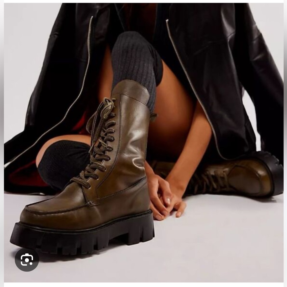 Free People Jones Boots Black 8 - Picture 8 of 16